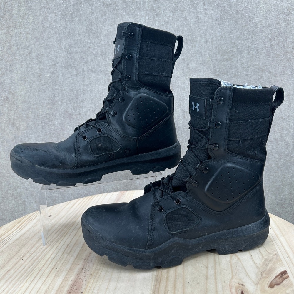 Under Armour FNP Tactical Boots Mens 11 Black Leather High Top 1287352-001